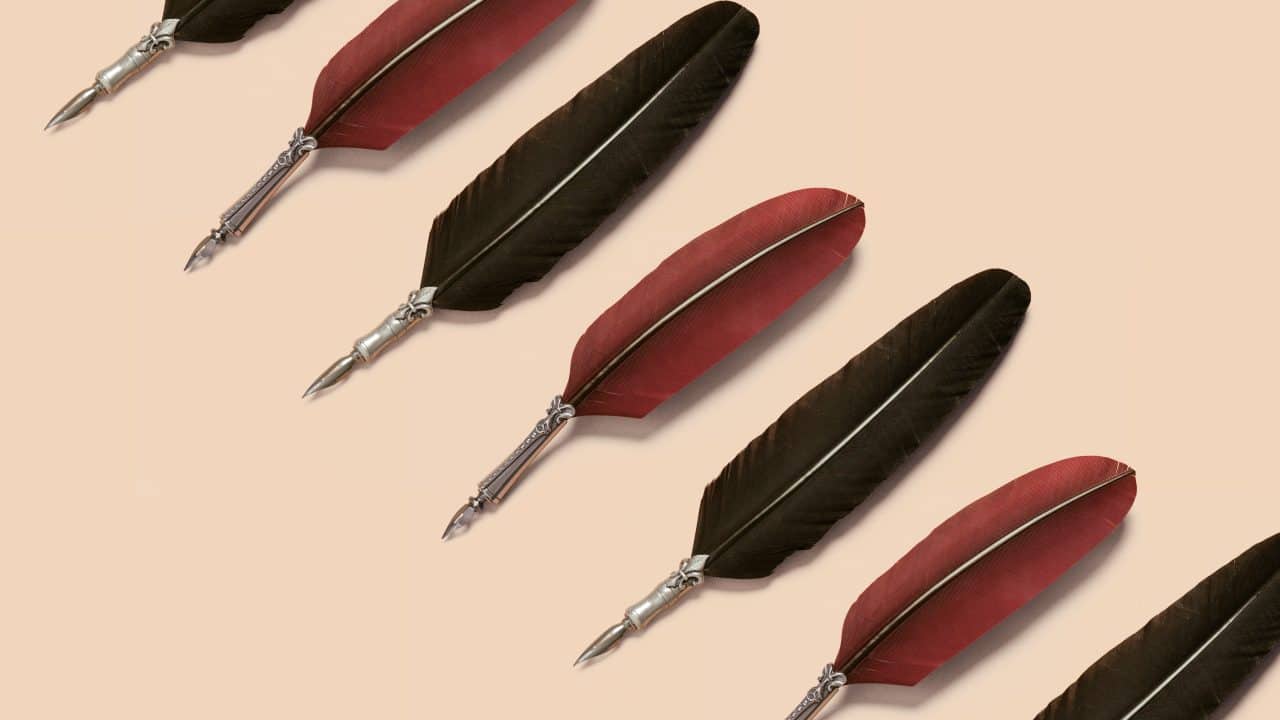 Quill pens